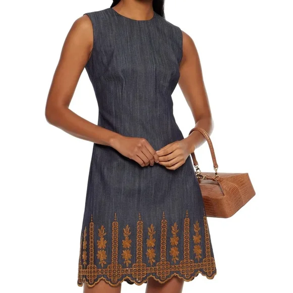 Adam Lippes | Dresses | Adam Lippes Denim Dress | Poshmark